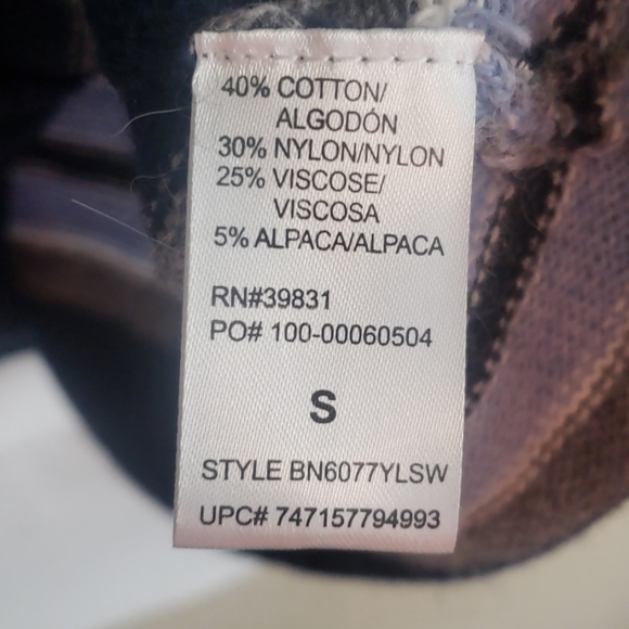 Democracy blue stripped button up long sleeve card - Picture 8 of 8